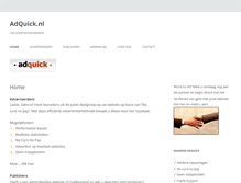 Tablet Screenshot of adquick.nl